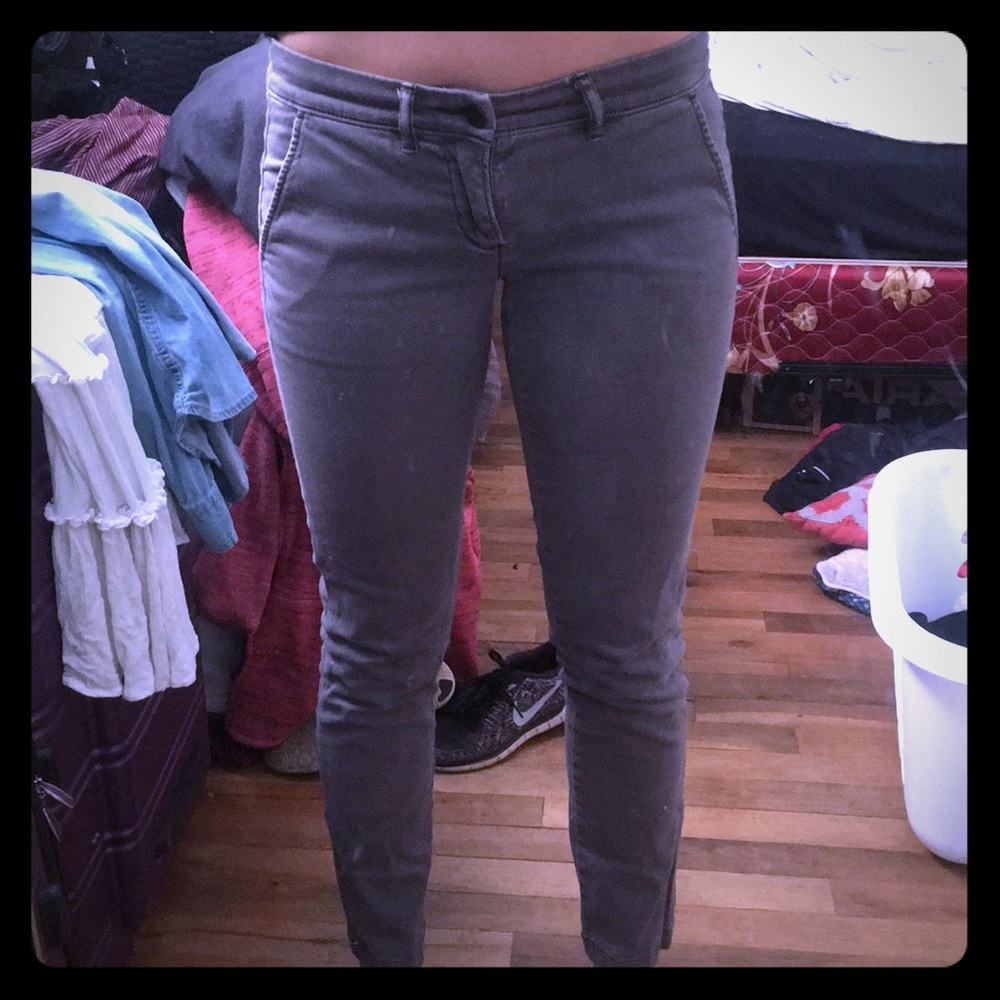 Grey Caslon Pants